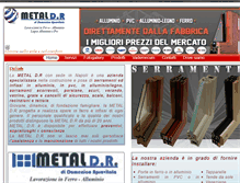 Tablet Screenshot of ferroealluminio.com